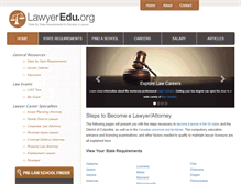 Tablet Screenshot of lawyeredu.org